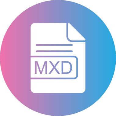 Dosya biçim simgesinin vektör illüstrasyonu