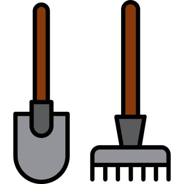 Süpürge. Web simgesi basit tasarım