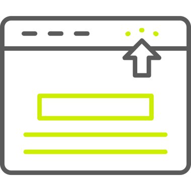 Dosya- outline biçiminde tarayıcı web tarayıcı simgesi