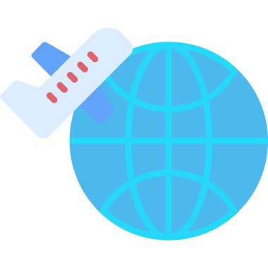 Küresel simge vektör illüstrasyonu