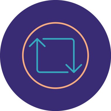 ok simgesinin vektör illüstrasyonu