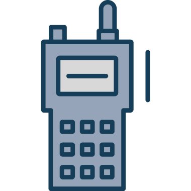 telefon, iletişim simgesi doldurulmuş dış hat biçimi