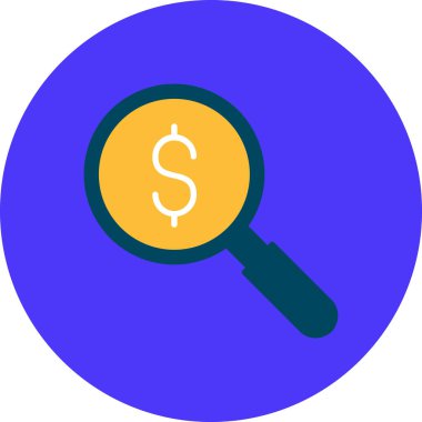 Ara. Web simgesi basit illüstrasyon