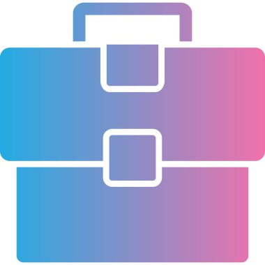 Çanta. Web simgesi basit illüstrasyon