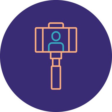 Modern b 'nin vektör illüstrasyonu