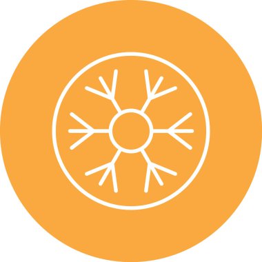 Güneş simgesinin vektör illüstrasyonu