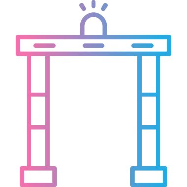 Bir b eksikliği simgesinin vektör çizimi