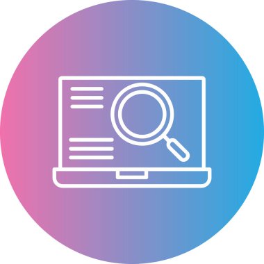 seo modern simgesinin vektör illüstrasyonu