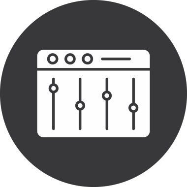 Mutfak simgesi, vektör illüstrasyonu