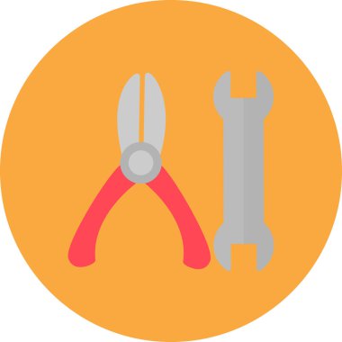 Onarım. Web simgesi basit illüstrasyon