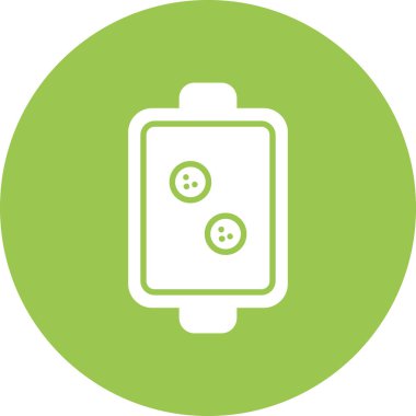 Pil simgesinin vektör illüstrasyonu