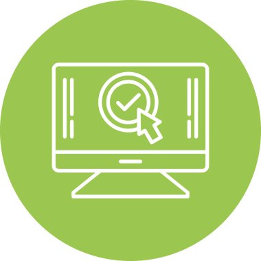 seo modern simgesinin vektör illüstrasyonu