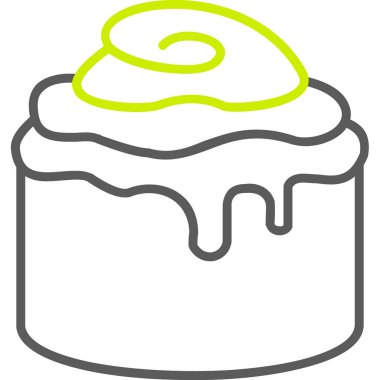 Tatlı, vektör illüstrasyonu