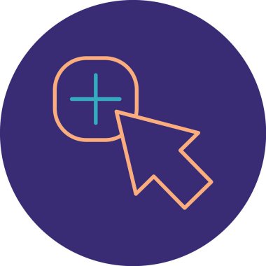 Bir kurdele simgesinin vektör illüstrasyonu