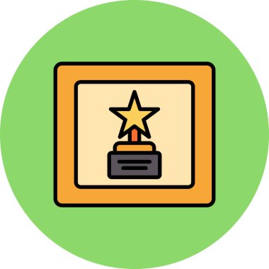 ödül rozeti renk özet vektörü