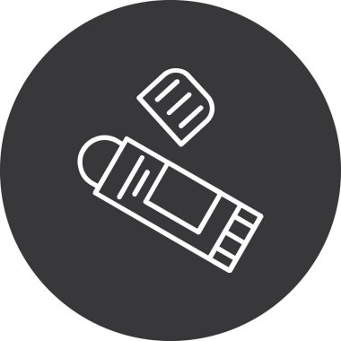 Sigara simgesinin vektör illüstrasyonu