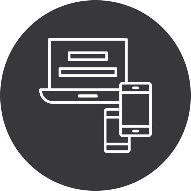 Web simgesi vektör illüstrasyonu