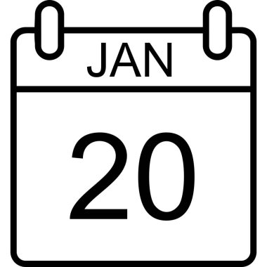 Takvim simgesi tasarımı, vektör illüstrasyonu