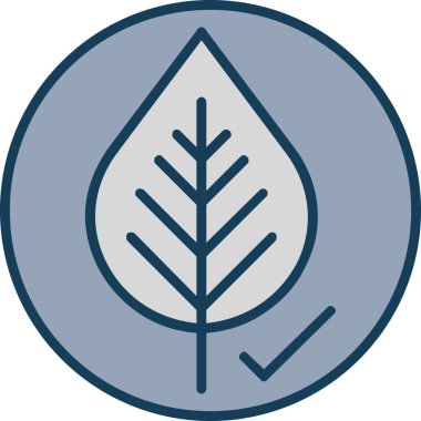 Yaprak. Web simgesi basit illüstrasyon