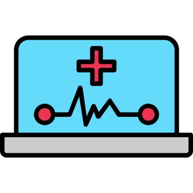 sağlık hizmeti vektörü düz simge tasarımı