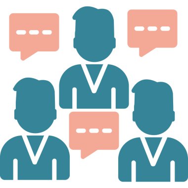 İnsanlar grup vektör simgesi