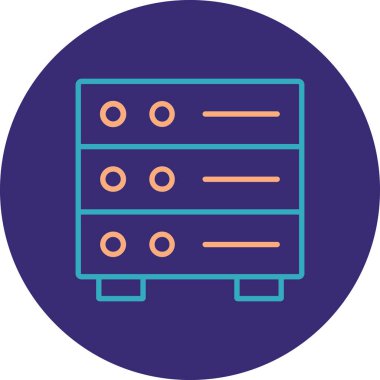 Modern yapı simgesinin vektör illüstrasyonu