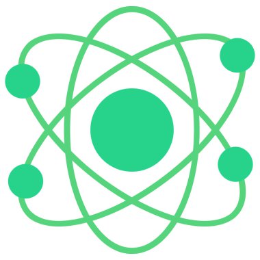 Bilim ve bilim düz vektör simgesi.