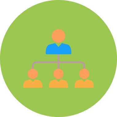 İş adamları. Basit resimleme