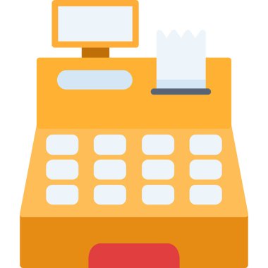 Ofis masası. Basit simge