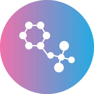 vektör molekül simgesi, vektör illüstrasyonu