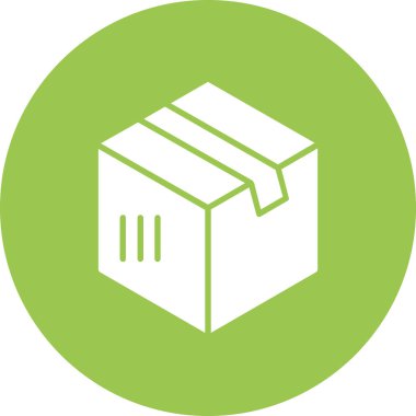 Kutu. Web simgesi basit tasarım