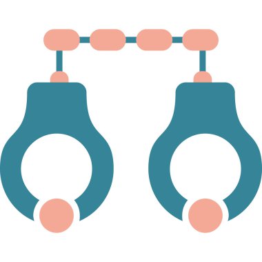 Bağlantı Düz Vektör Simgesi