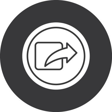 Eğilim biçimi izole edilmiş arkaplanda ok simgesi