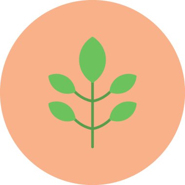 bitki simgesi vektör illüstrasyonu