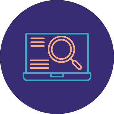 seo modern simgesinin vektör illüstrasyonu