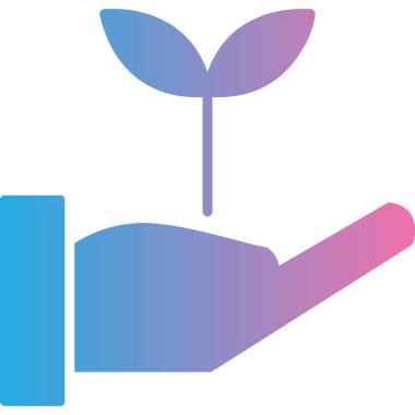 Kalbi olan bir bitkinin vektör çizimi