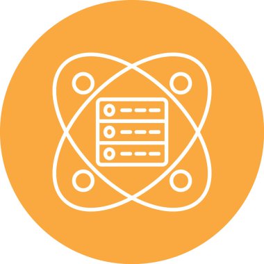 Bilim simgesi vektör illüstrasyonu