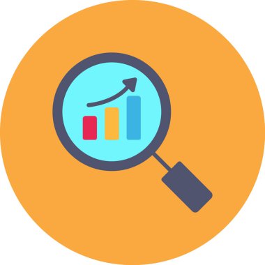 analitik simge vektör illüstrasyonu