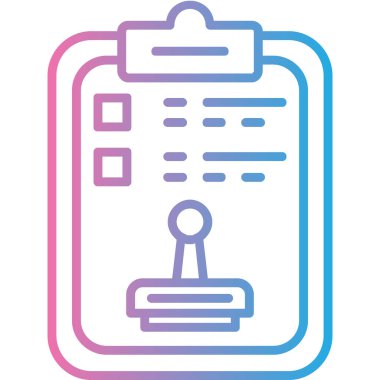 Belge. Web simgesi basit tasarım