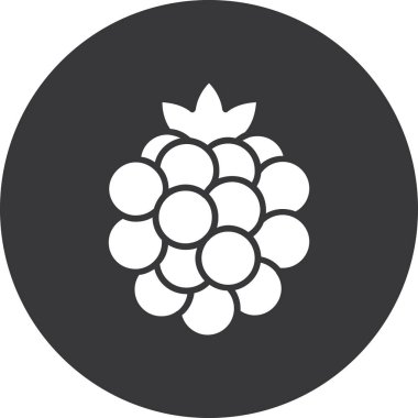 Üzüm simgesinin vektör çizimi