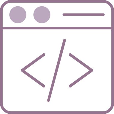 Taslak biçiminde kodlama programlama simgesi