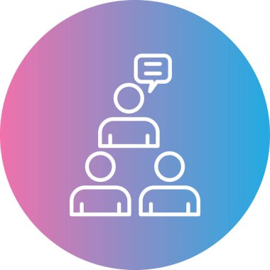 İş simgesinin vektör illüstrasyonu