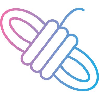 Şeker vektörü renk çizgisi simgesi