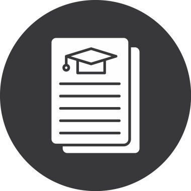 Eğitim simgesinin vektör illüstrasyonu