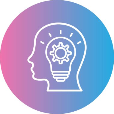 Ampul. Web simgesi basit illüstrasyon