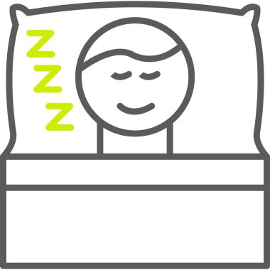 Uyu. Web simgesi basit tasarım