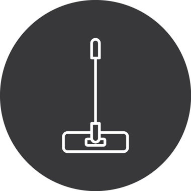 Fırça simgesi vektör illüstrasyonu