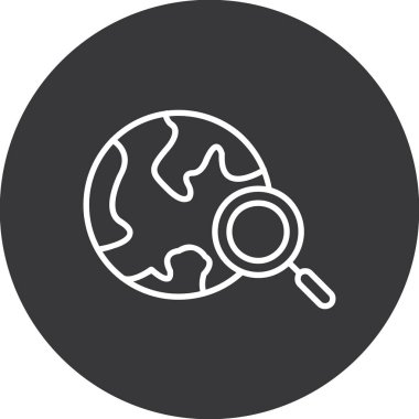 Modern simgenin vektör illüstrasyonu