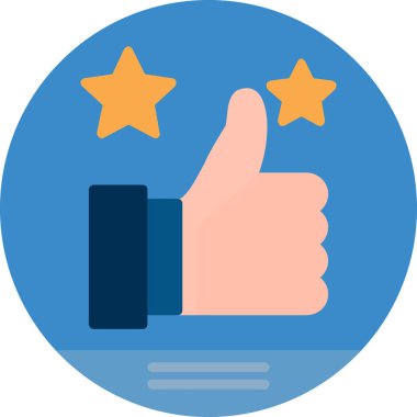 Başparmak yukarı. Basit tasarım