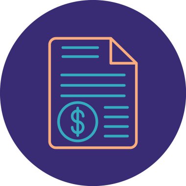 Vektör belgesi Simge illüstrasyonu